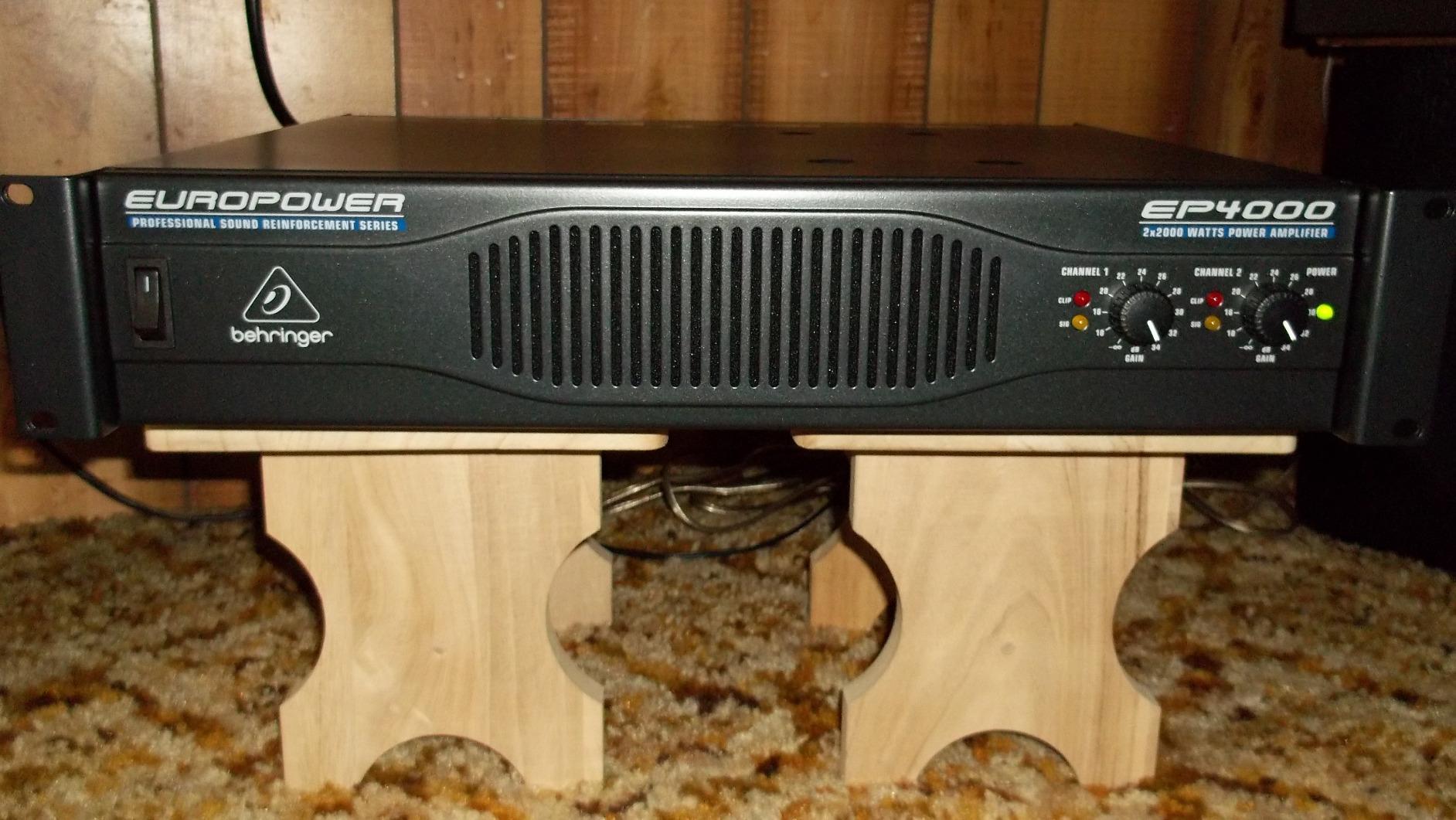 Behringer Europower EP4000 Professional 4,000-Watt Stereo Power Amplifier With ATR (Accelerated Transient Response) Technology customer photo 2