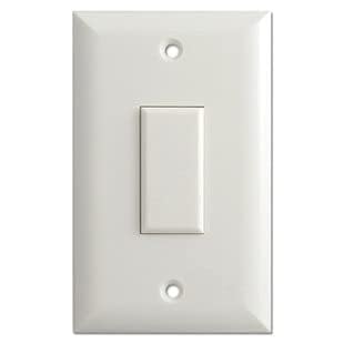 ENERLITES White Single Pole Decorator Paddle Light Switch, 15A, 10 Pack | Decorative Rocker Switch, 120V/277V, 3 Wire, Grounding Screw, Residential Grade, Gloss Finish, UL Listed customer photo 1