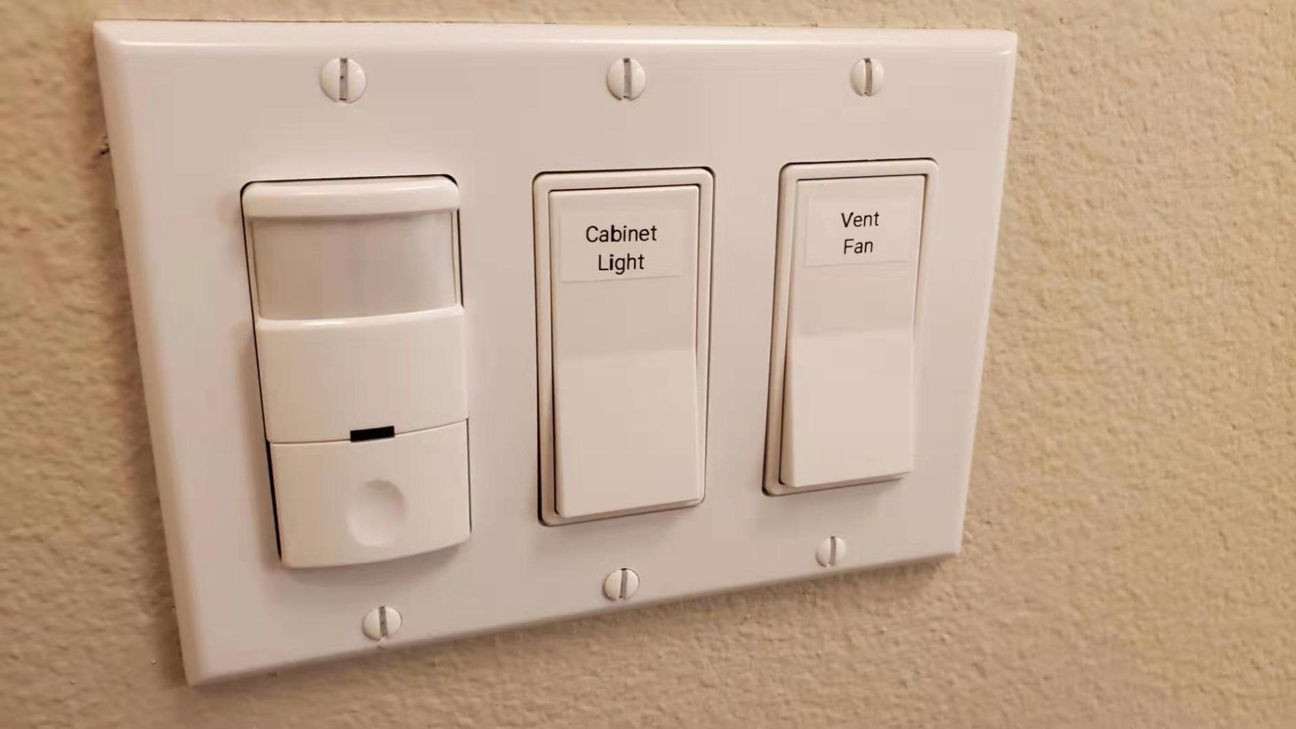 GE in-Wall Motion Sensing Light Switch, Occupied & Vacant Modes, 30ft Range | Single Pole Install, 150 Degree Detection, Adjustable Off Time Up to 30min, 4-Hour Countdown Mode, Neutral Wire Needed customer photo 1