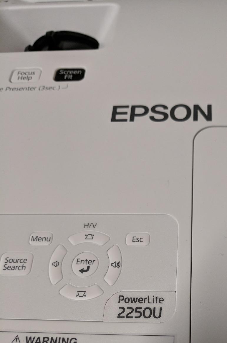 Epson PowerLite 2250U Full HD WUXGA 3LCD Projector, 5000 Lumens, Business and Education customer photo 2