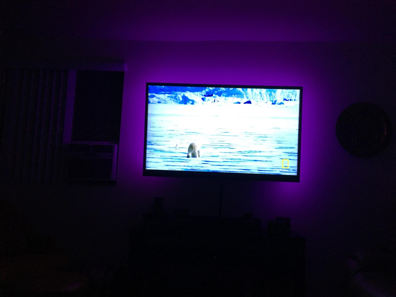 maylit Tv Led Backlight, 8.2ft Led Strip Lights for 40-60in Tv, USB Powered Tv Lights kit with Remote, RGB Bias Lighting for Room Decor customer photo 2
