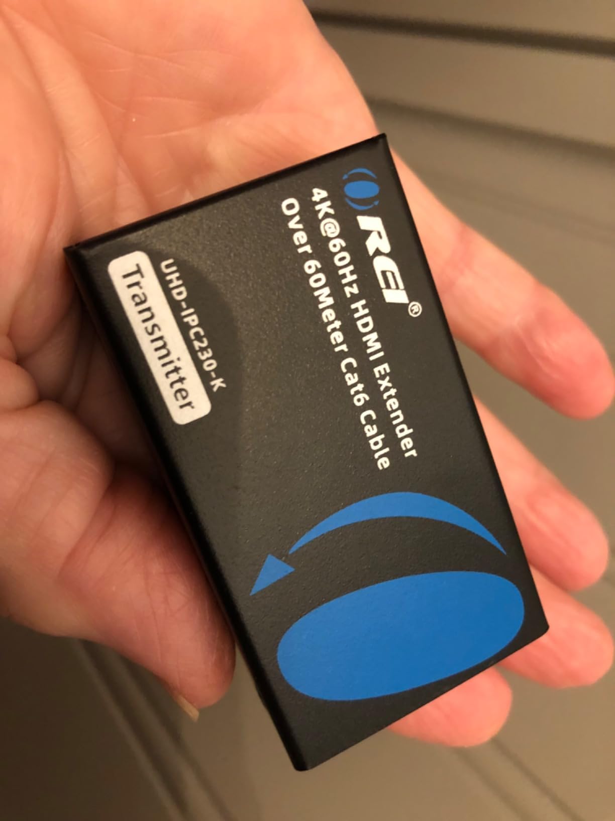 OREI HDMI Over Ethernet Extender via CAT6/7-4K@60Hz Up to 230 ft - HDMI 2.0 & HDCP 2.2 Compliant - 18Gbps Video Bandwidth with HDR 10 - Power Over Cable - 1 Year Warranty (UHD-IPC230-K) customer photo 1