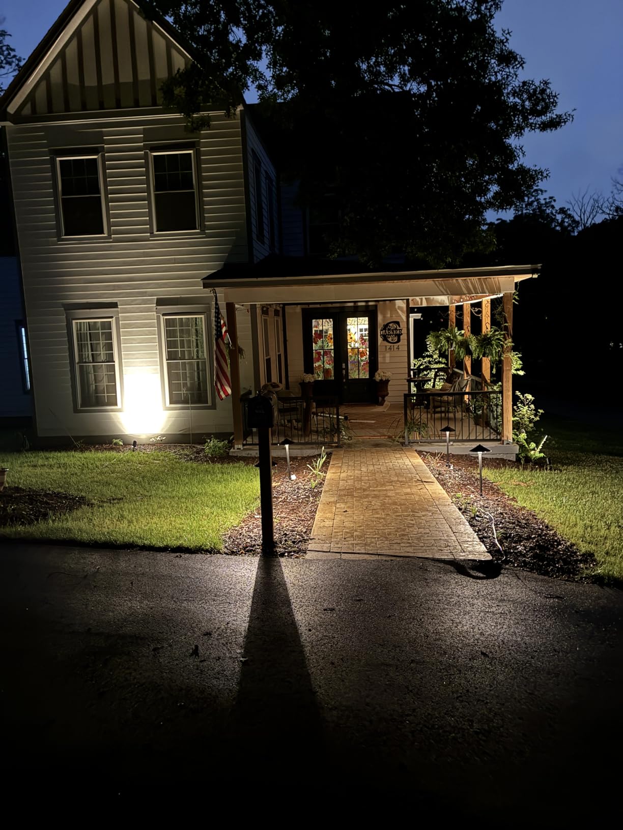 VOLT 12V LED Landscape Lighting Kit (8 Spotlights, 4 Path Lights), Bronze | Solid Brass, 150W Low Voltage Transformer, Ideal for House Yard Outdoor Pathway Walkway Garden Driveway or Patio customer photo 2