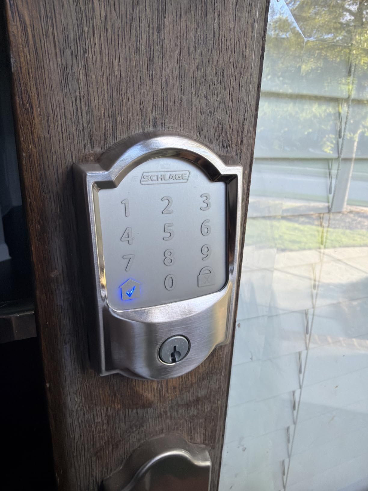 Schlage Encode Smart WiFi Deadbolt Lock with Century Trim, Matte Black customer photo 1