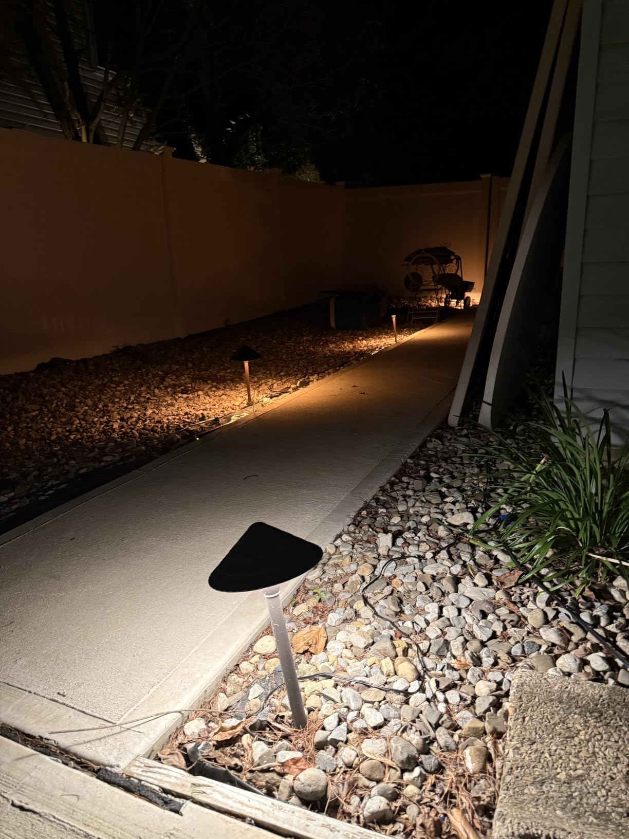 LEONLITE 4-Pack 5CCT LED Low Voltage Landscape Path Lights, 12-24V AC/DC | 3W 120LM, CRI90, ETL Listed, Cast Aluminum, IP65, 1800K/2700K/3000K/4000K/5000K, Wired Pathway Lights, for Yard Lawn customer photo 1