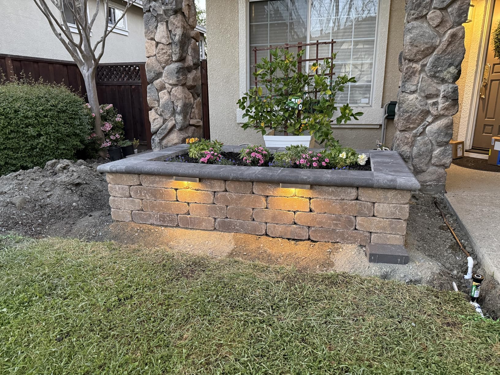 VOLT 12V Cast Brass Undercover Hardscape Light (Bronze) | Low Voltage, Cast Brass Construction, 300 Lumens of Warm White Light, For Outdoor Step Deck Masonry & Wall Lighting customer photo 1