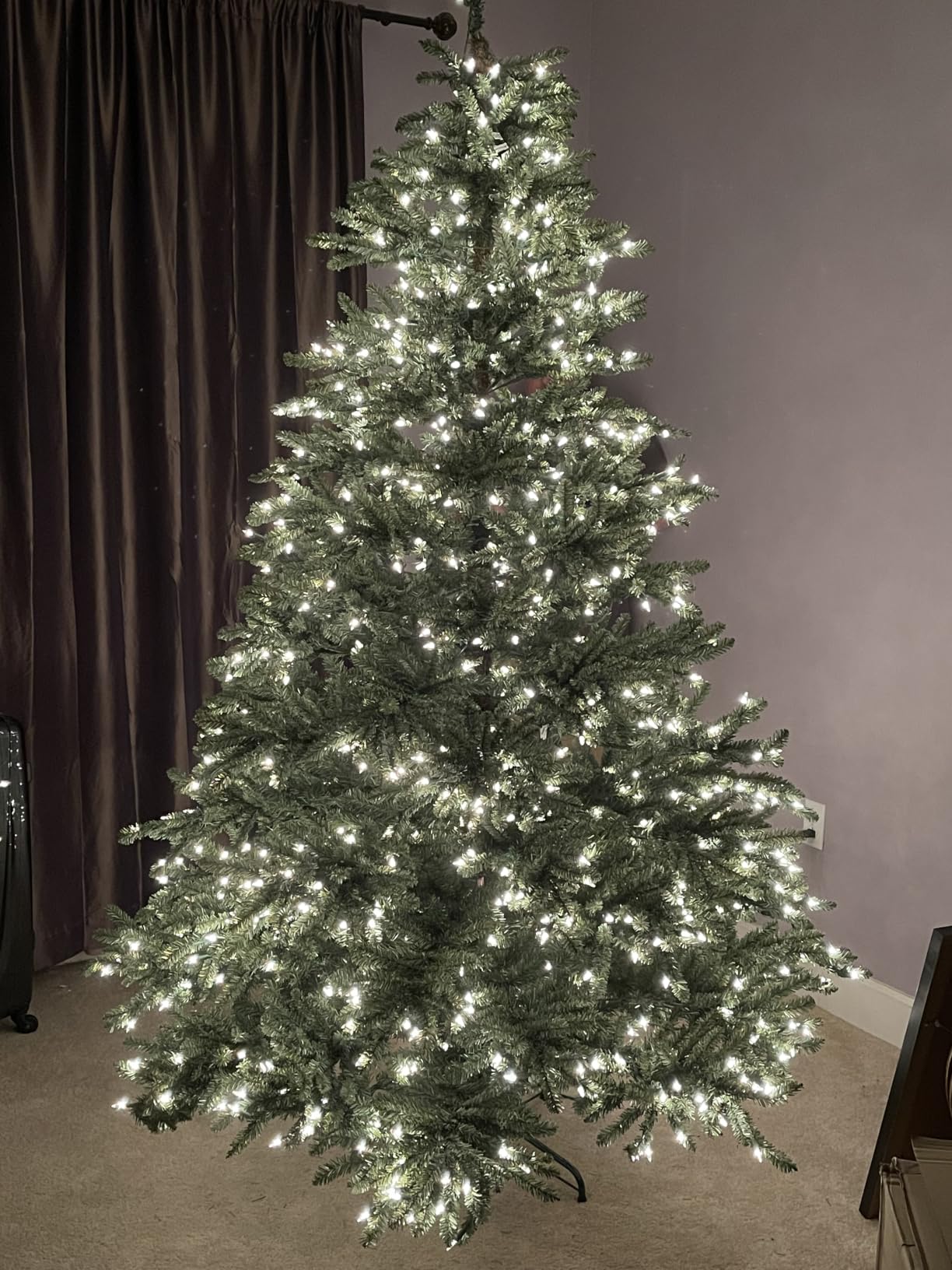Twinkly Strings 400 LED RGB+W, Smart LED Light String 105ft, WiFi & Bluetooth, Mappable LEDs, Compatible with Alexa and Google Home, IP44 customer photo 1