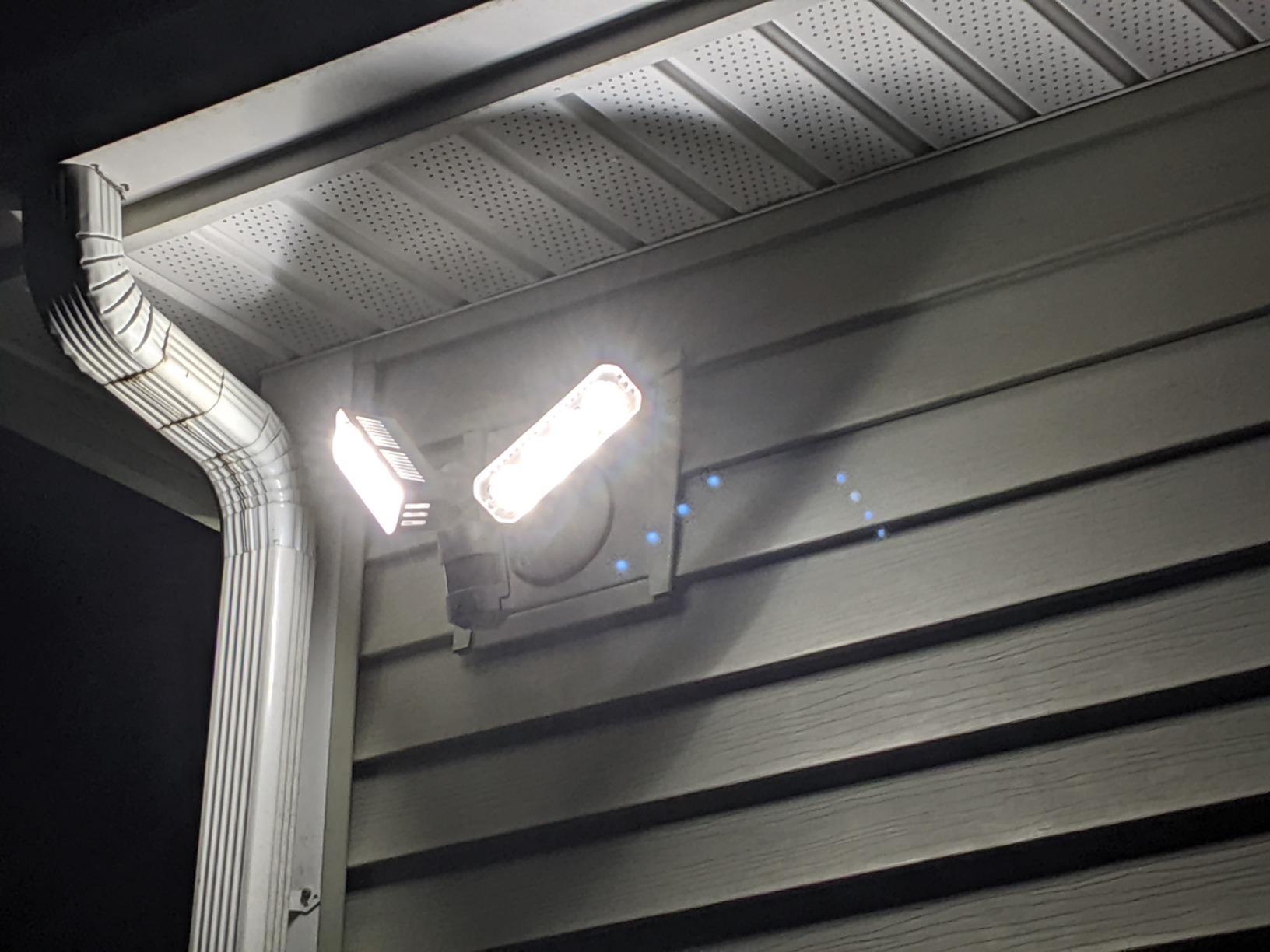 SANSI 36W 3600LM LED Motion Sensor Outdoor Light, IP65 5000K (White) | 350W Equiv 4 Modes Motion Lights for Outside, Flood Lights Outdoor Security Lights for Backyard, Garage, Yard, Porch customer photo 1