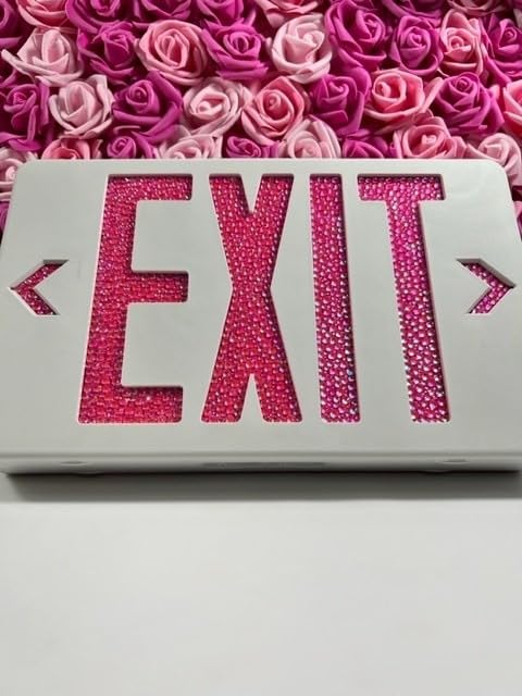 Amazon Basics LED Emergency Exit Sign, Double Face, UL Certified, Fire Retardant, Hardwired with Battery Backup, Red, 1-Pack customer photo 1