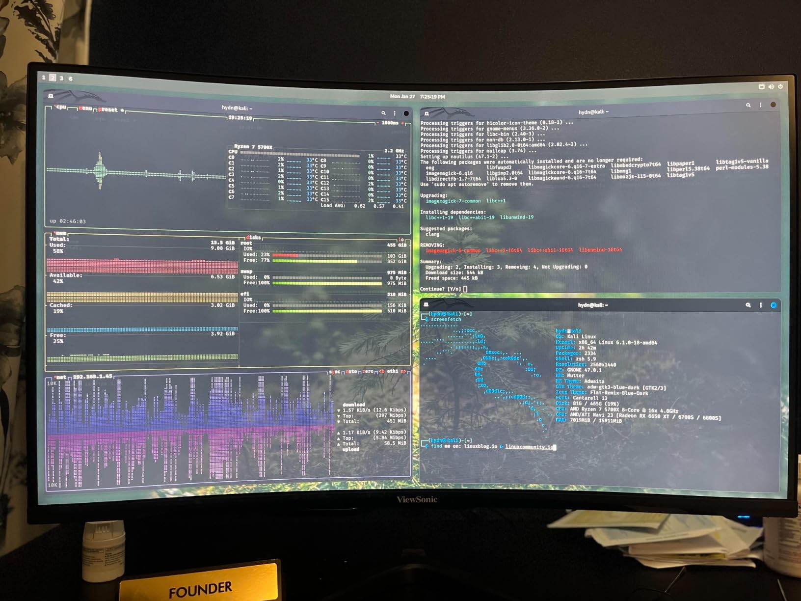 ViewSonic VX2718-2KPC-MHD 27 Inch 1440p Curved Gaming Monitor, 180Hz and 1ms for Smooth Gameplay, FreeSync Premium and Eye Care Technology customer photo 2