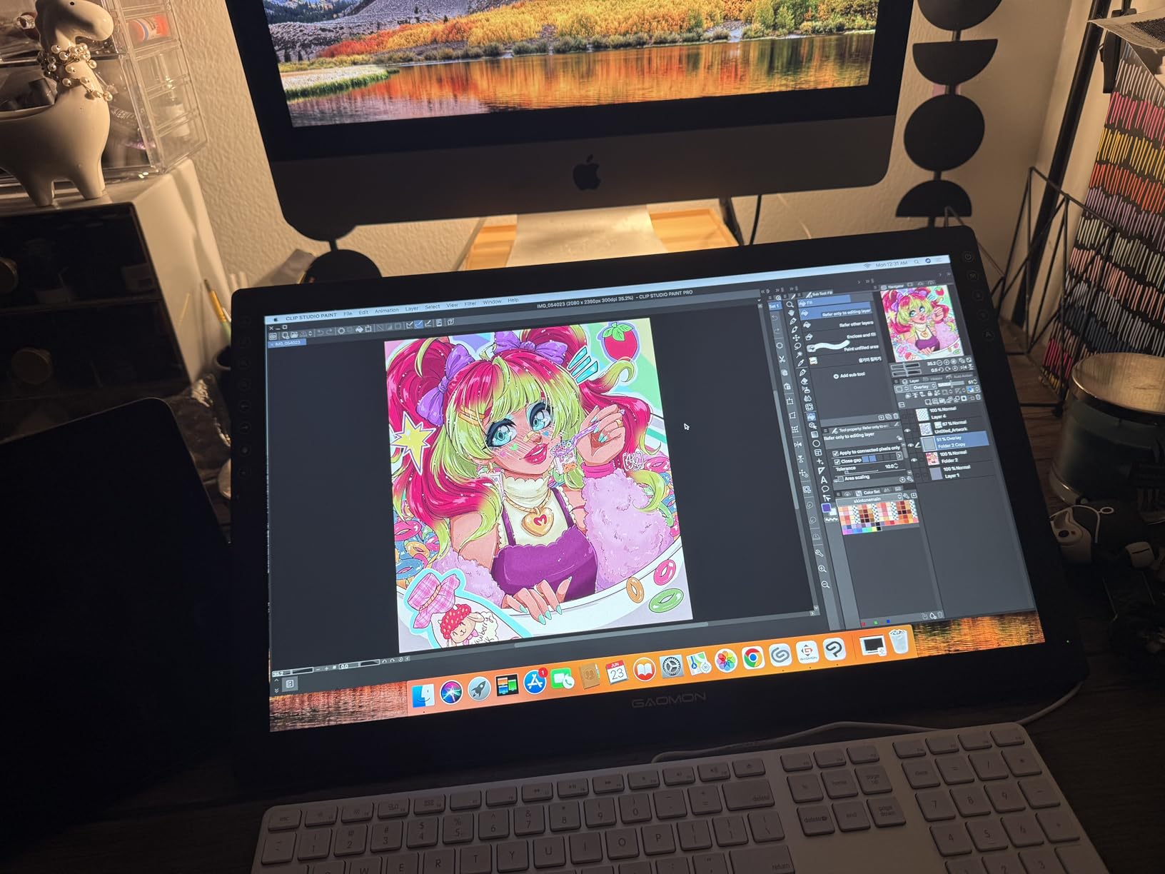 GAOMON PD1320 Pen Display Drawing Tablet, 13.3 Inch Full Laminated 120% sRGB Graphics Monitor with Tilt Support for Artists, Design, Animation customer photo 2