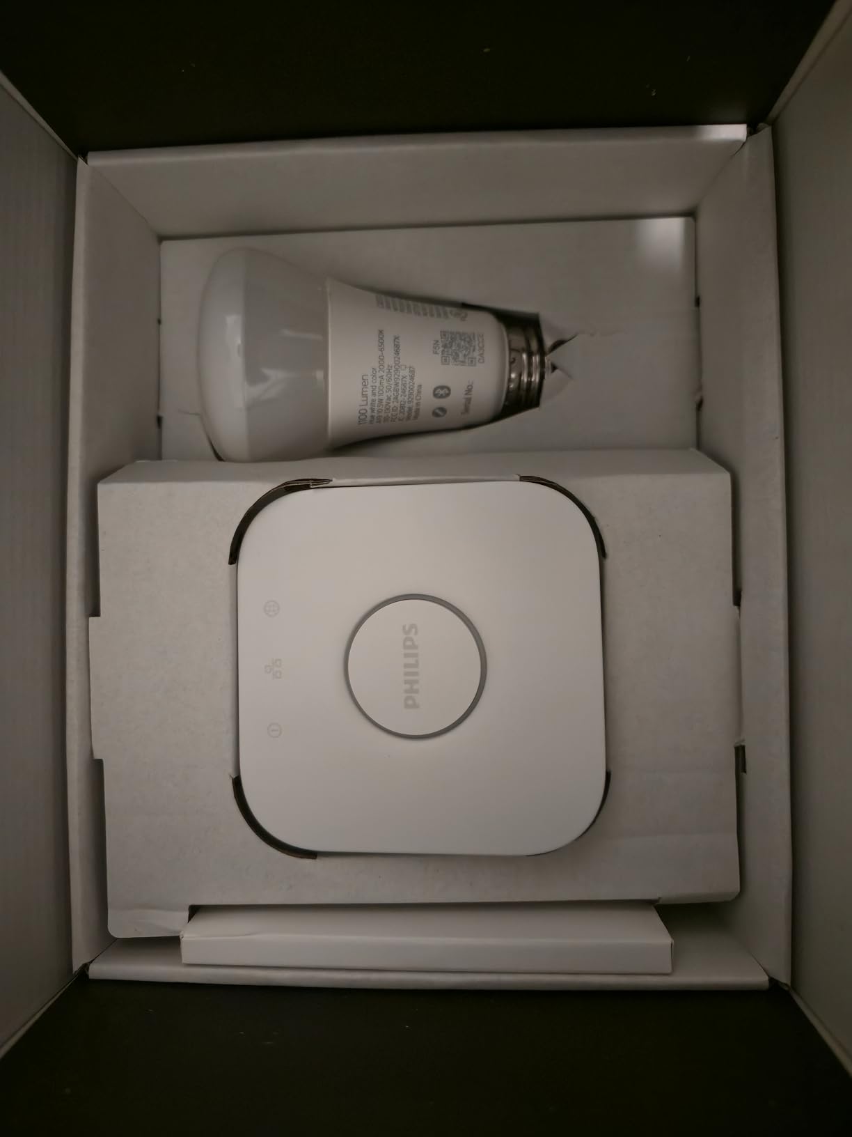 Smart Light Starter Kit - Includes (1) Bridge and (4) 75W A19 E26 LED Smart White and Color Ambiance Bulbs - Control with App - Compatible with Alexa, Google Assistant, and Apple HomeKit customer photo 1