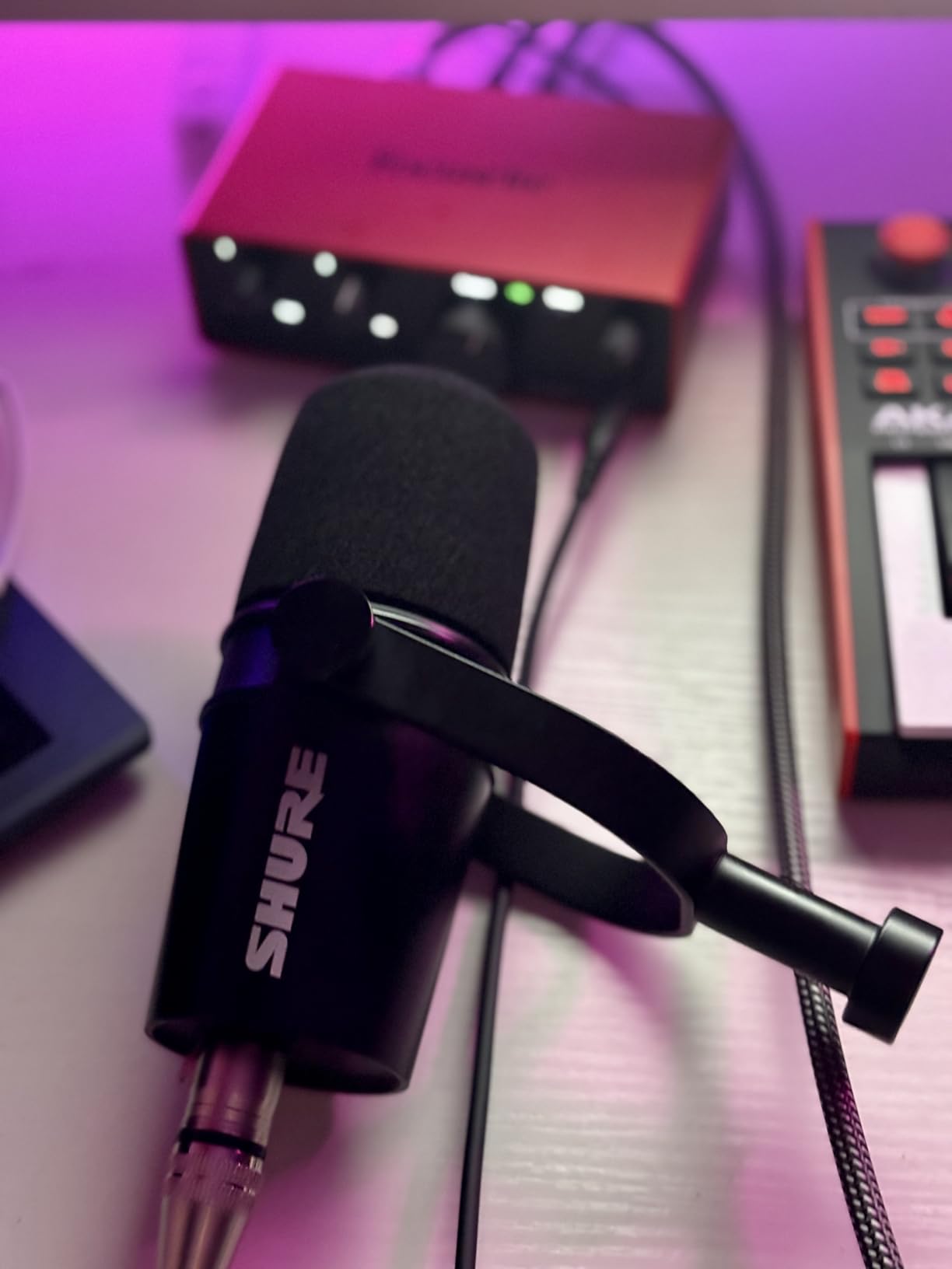 Shure MV7X XLR Dynamic Podcast & Recording Microphone customer photo 2