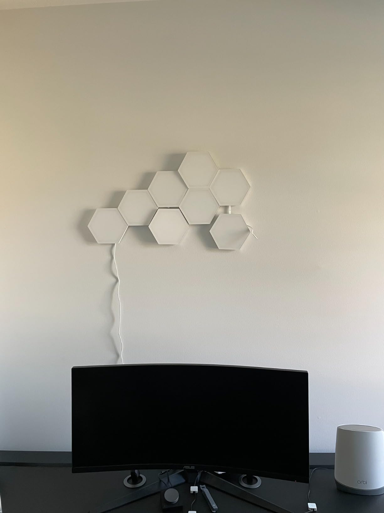 Govee Glide Hexa Light Panels, RGBIC Hexagon LED Wall Lights, Wi-Fi Smart Home Creative Wall Lights with Music Sync, Works with Alexa Google Assistant for Indoor Gaming Decor, 10 Pack customer photo 2