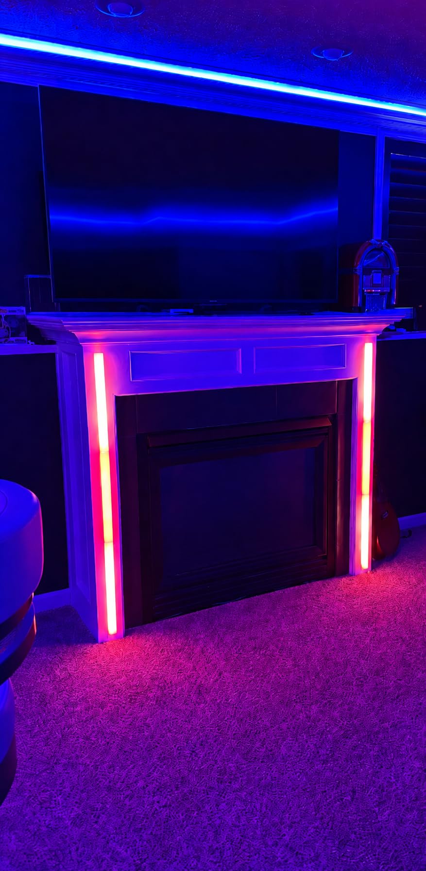 Govee Glide Wall Lights, RGBIC LED Light, Smart Gaming Light Compatible with SmartThings, RGB Lights Bar, LED Wall Lights for Bedroom, 2 Panels Set (3 Sections/Panel), Not Flexible customer photo 2