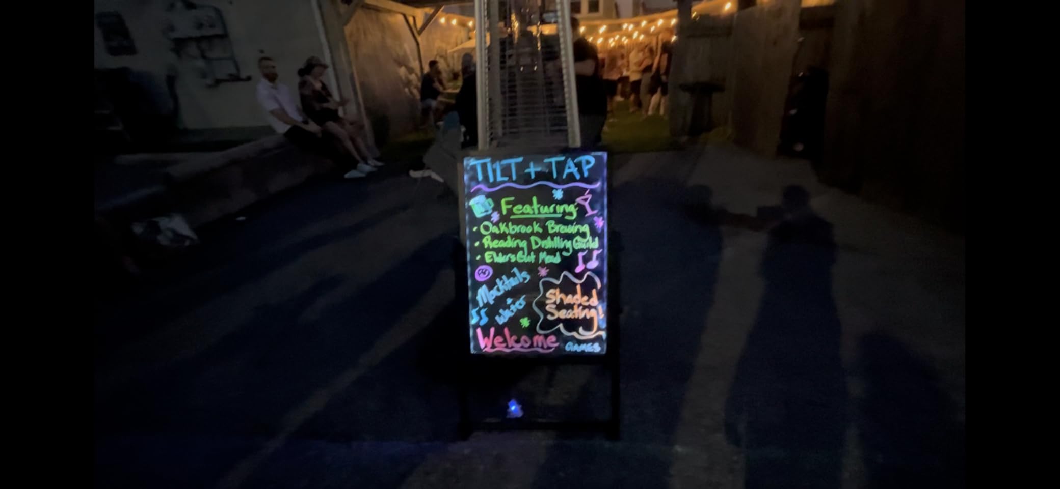 Hosim Standing A-Frame LED Message Writing Board 32