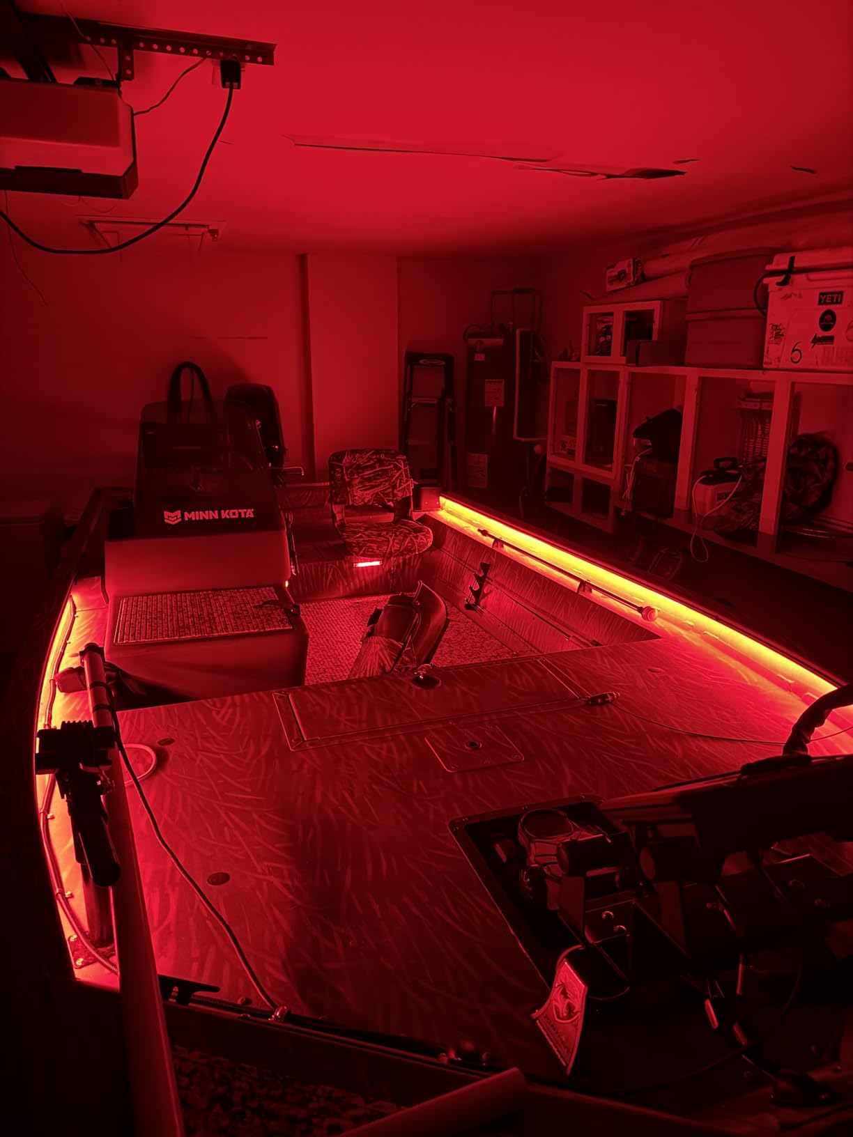 LED Boat Strip Lights, 32.8FT Marine Pontoon Led Lights, Waterproof Boats Interior Light, Under Gunnel Light, Boats Deck Lighting, Night Fishing Lighting for Pontoon Bass Fishing Yacht Kayak (White) customer photo 2