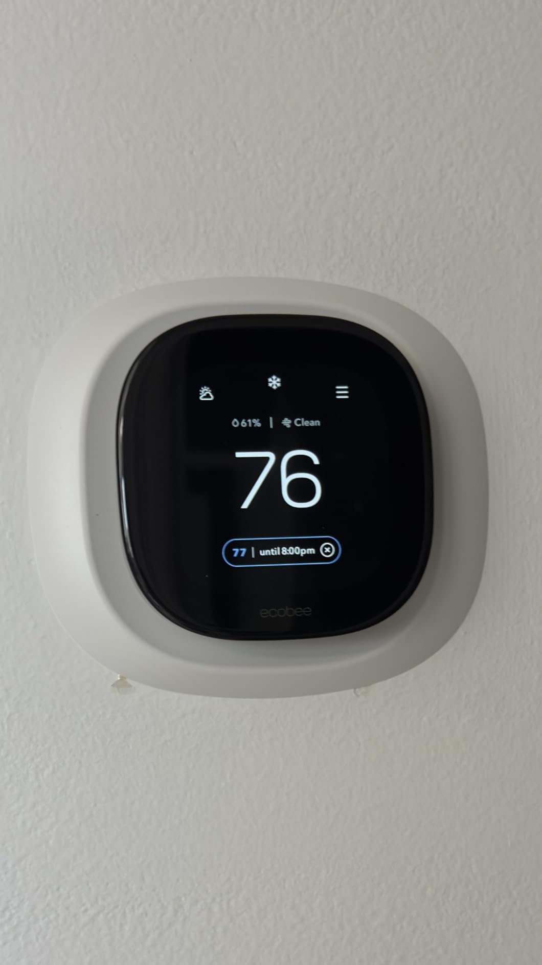 ecobee Smart Thermostat Premium - WiFi, Siri & Alexa Built-In, Smart Sensor customer photo 2