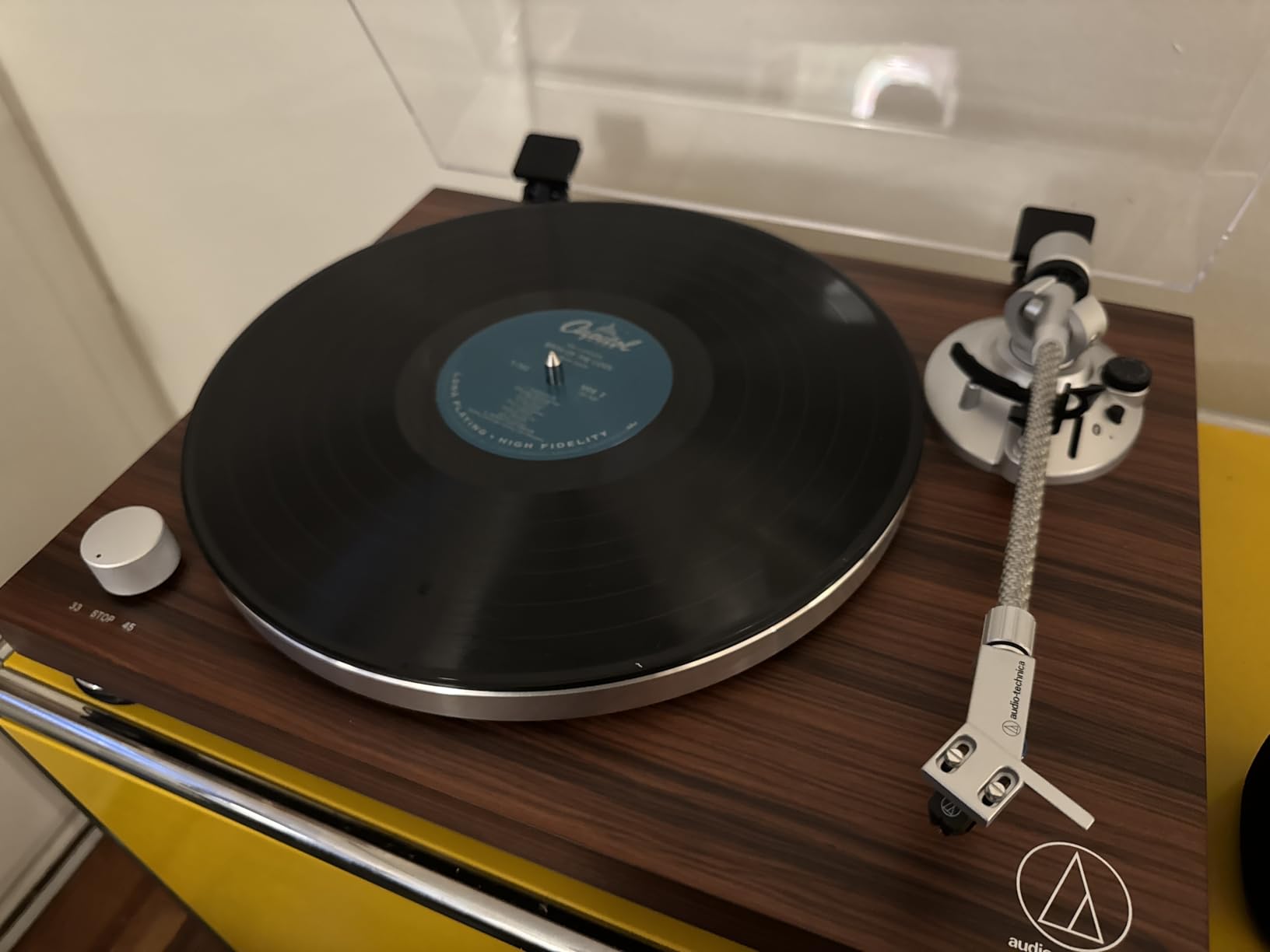 Audio-Technica AT-LPW50BT-RW Manual Belt-Drive Turntable, Rosewood customer photo 1