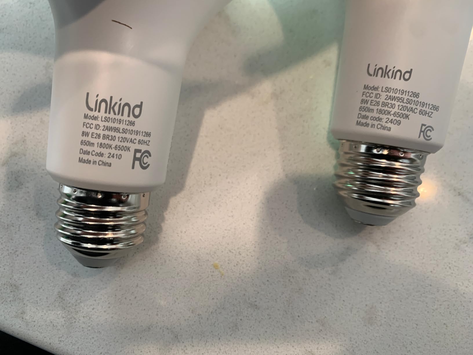 Linkind Matter BR30 Smart Light Bulbs, Alexa/Apple/Google Home, 4 Pack | E26 Recessed Smart Flood Light Bulbs, Music Sync & Preset Scenes, 650LM 60W RGBTW Color Changing, Tunable White(1800K-6500K) customer photo 2