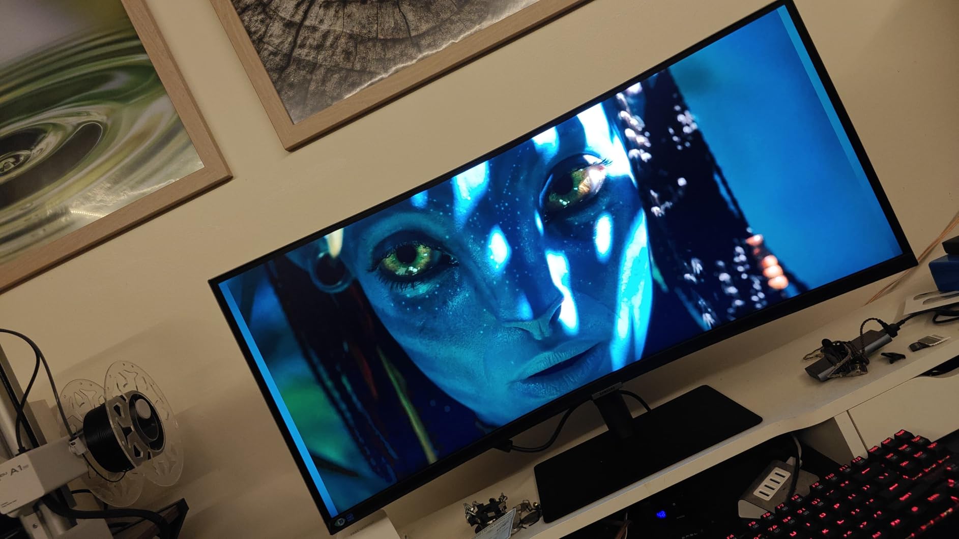 SAMSUNG Viewfinity S65UA Series 34-Inch Ultrawide QHD Curved Monitor, 100Hz, USB-C, HDR10, Height Adjustable Stand, TUV-certified Intelligent Eye Care (LS34A654UBNXGO) customer photo 1