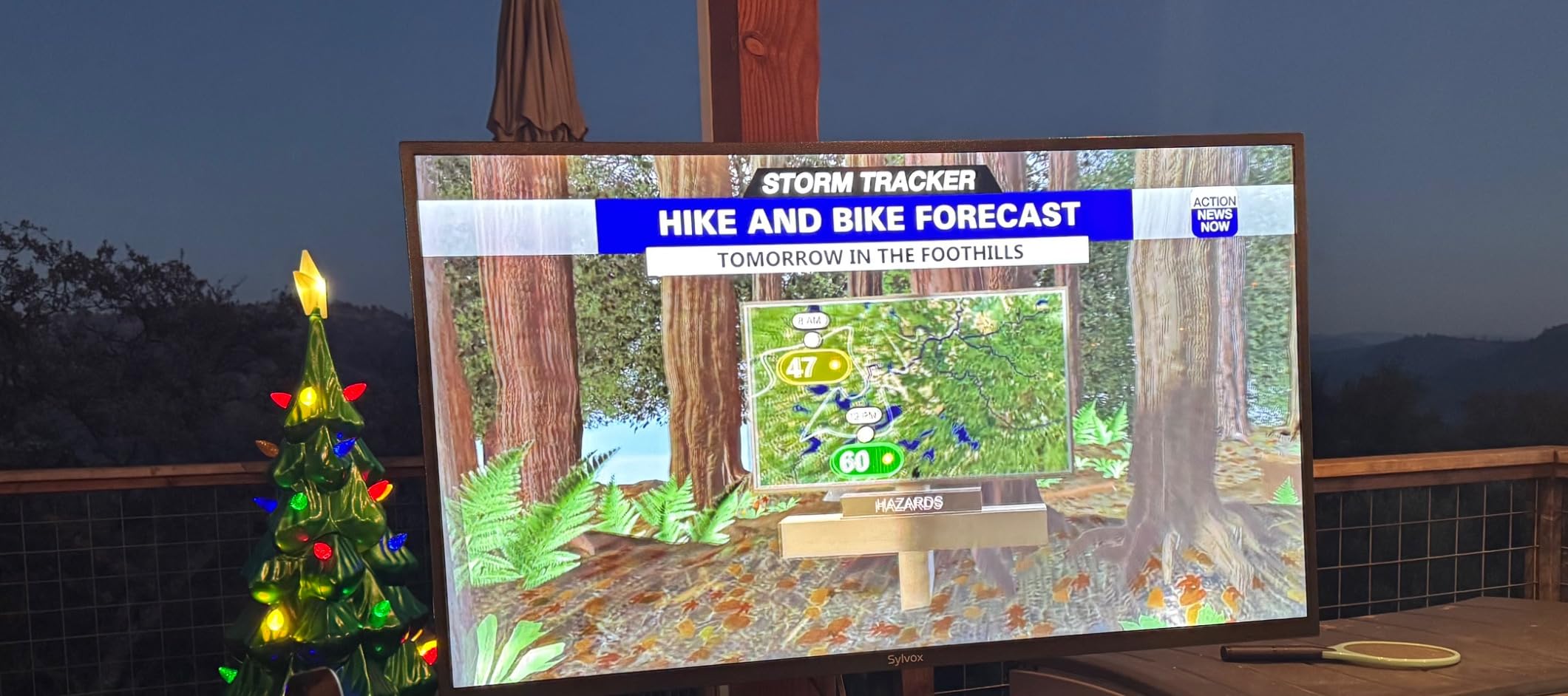 SYLVOX 55'' Outdoor Smart TV 4K UHD Waterproof TV 1000NIT High Bright, Android 11.0 Support Download APP ARC & CEC, Suitable for Outdoor Use (Deckpro Series) customer photo 1