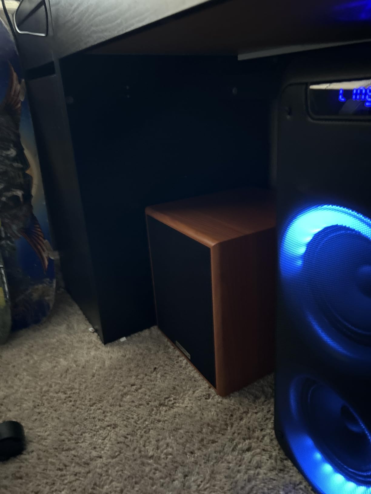 Rockville Rock Shaker 6.5 Black 200W Peak/100W RMS Powered Home Theater Subwoofer, Class-D, Adjustable Crossover, 20Hz-200Hz, Compact Design, for Movies and Music customer photo 2