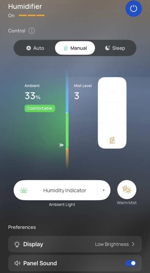 DREO 6L Smart Humidifiers for Bedroom, Warm & Cool Mist for Large Room | 60-Hour Quiet Runtime, 500ML/H Output, Smart Humidity Sensor, Indicator Light, App Control, Works with Alexa & Google, Silver customer photo 1