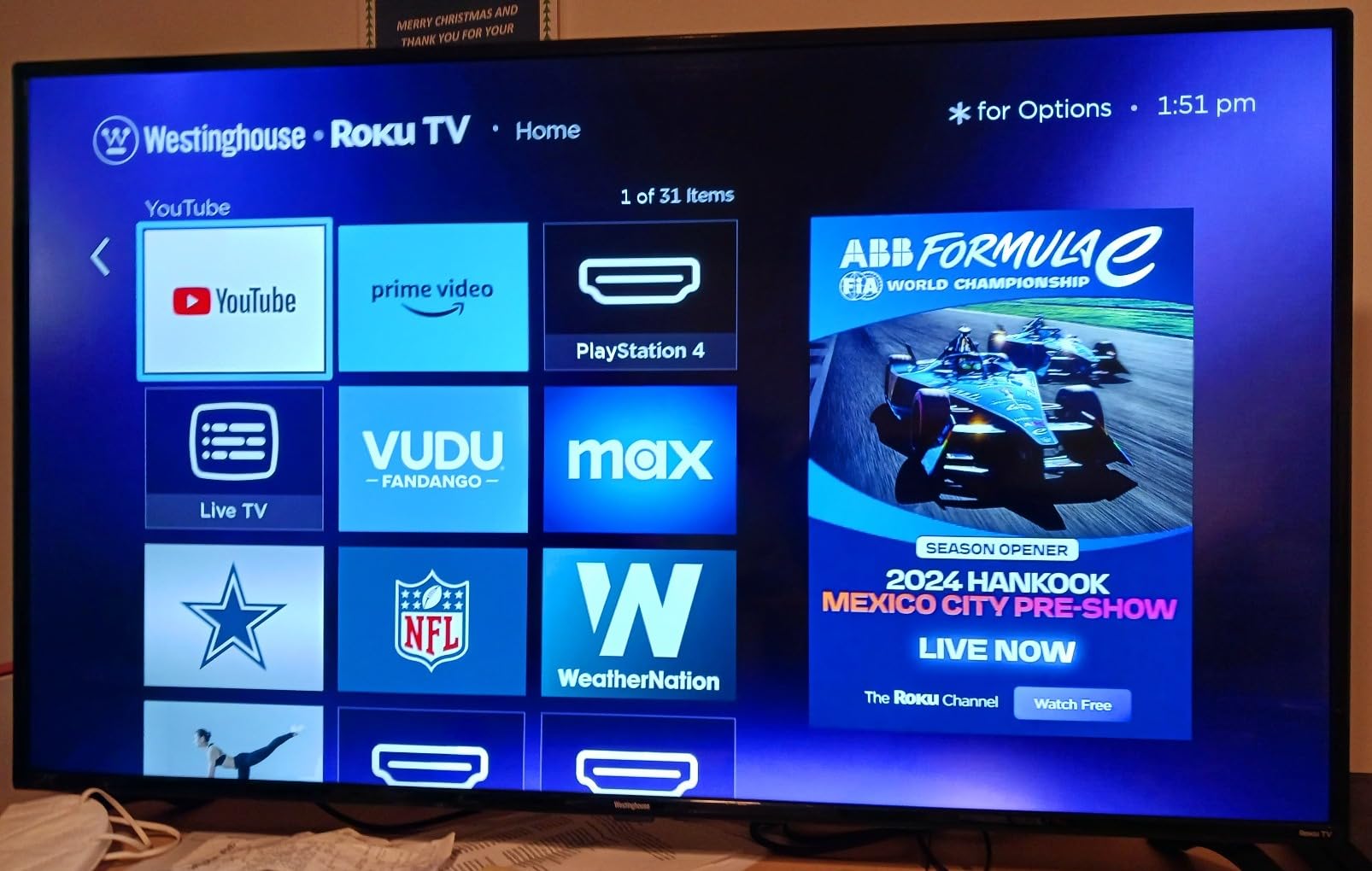 Westinghouse Roku TV - 50 Inch Smart TV, 4K UHD Television with Wi-Fi Connectivity and Mobile App, Flat Screen, Bluetooth, Compatible with Apple AirPlay, Alexa & Google Assistant (2026 Model) customer photo 2