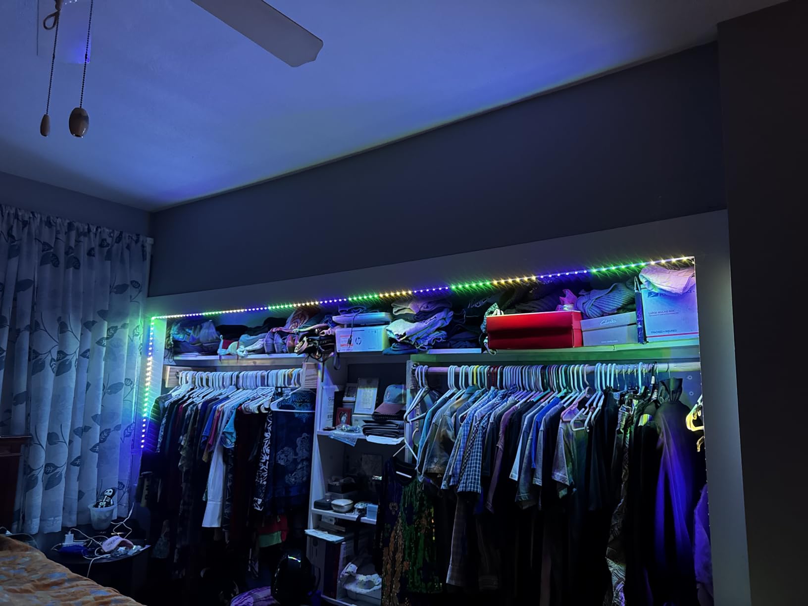 Lepro S1 AI Smart LED Strip Lights with IC 16.4FT 2.4G WiFi Bluetooth | AI lighting designer|Rainbow chasing effects|Color segment DIY|Music sync|High density LEDs|Holiday Decor|Bedroom|Room|Gaming customer photo 2