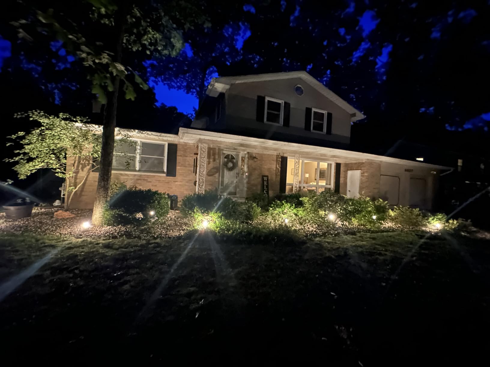 SUNVIE 4-Pack Low Voltage Pathway Lights 3W 3000K 12-24V LED Landscape Bollard Path Lights with Connectors CRI 90+ Aluminum Outdoor Landscape Lighting for Walkway Yard Garden, ETL Listed customer photo 2