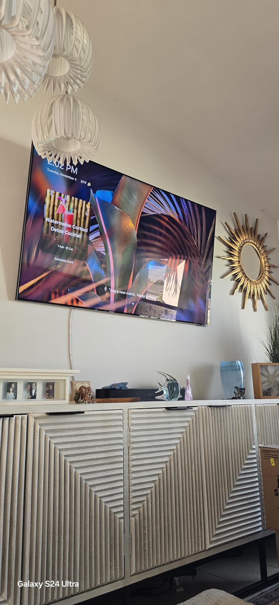 SAMSUNG 85-Inch Class QLED 8K QN800D Series Mini LED, Neo Quantum HDR Smart TV w/Dolby Atmos, Object Tracking Sound+, AI Motion Enhancer, Real Depth Enhancer Pro, Alexa Built-in (QN85QN800D, 2024) customer photo 2