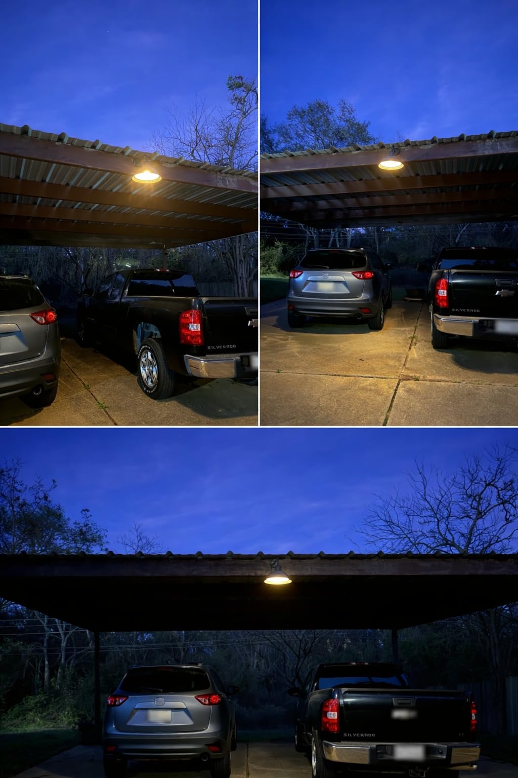 Gama Sonic Solar Barn Light for Outdoors with 14.5