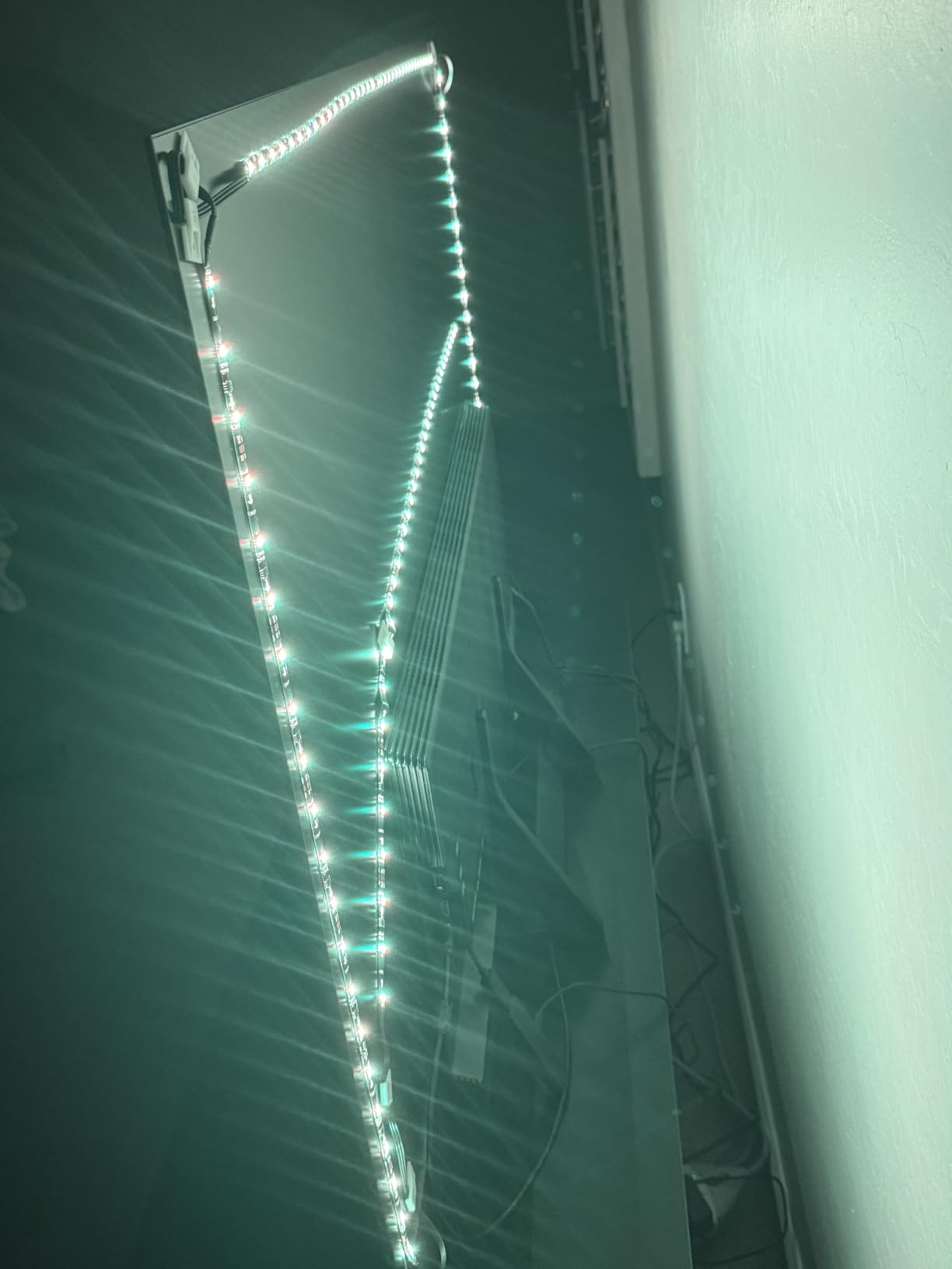 Govee TV LED Backlight, RGBIC Smart LED Strip Lights for 70-80 inch TVs | 99+ Scene Modes, Music Sync, Bluetooth and Wi-Fi APP Control, Works with Alexa & Google Assistant, Adapter, 15ft/138 LEDs customer photo 2