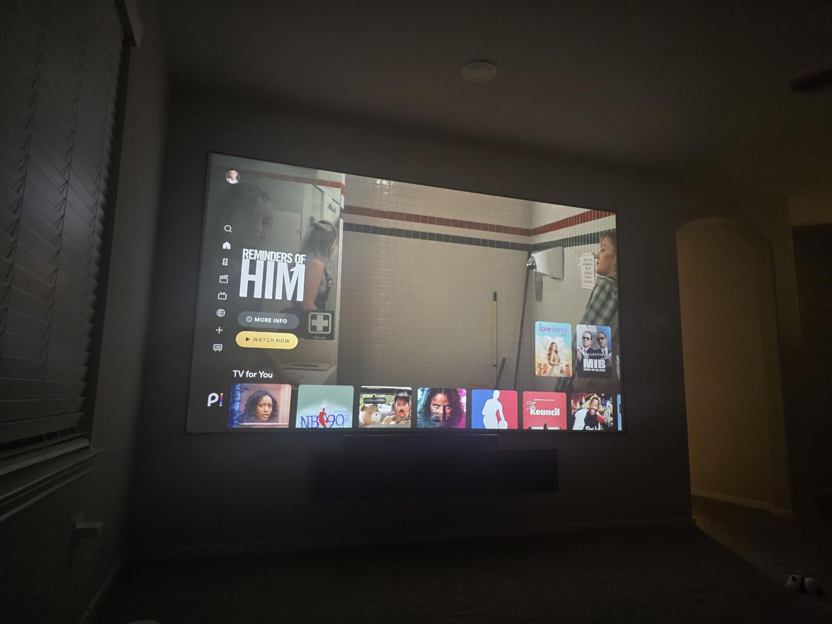 BenQ TK710 4K HDR Laser 3200 Lms Home Entertainment Movie & Gaming Projector, 4ms Input Lag, 240Hz Refresh Rate, HDR10, eARC Support, Lens Shift, 1.3x Zoom, 3 Year Warranty customer photo 1