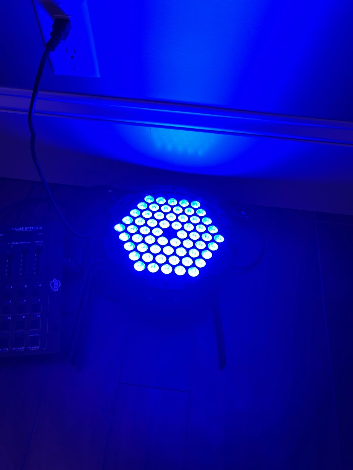 90W 60LED Dimmable Stage Par Light by Remote & DMX Control - 4Pack | RGB, Sound Activated Auto Play, Multi Modes, Uplights for Events Wedding Church Dance Club Home Party Lighting customer photo 2