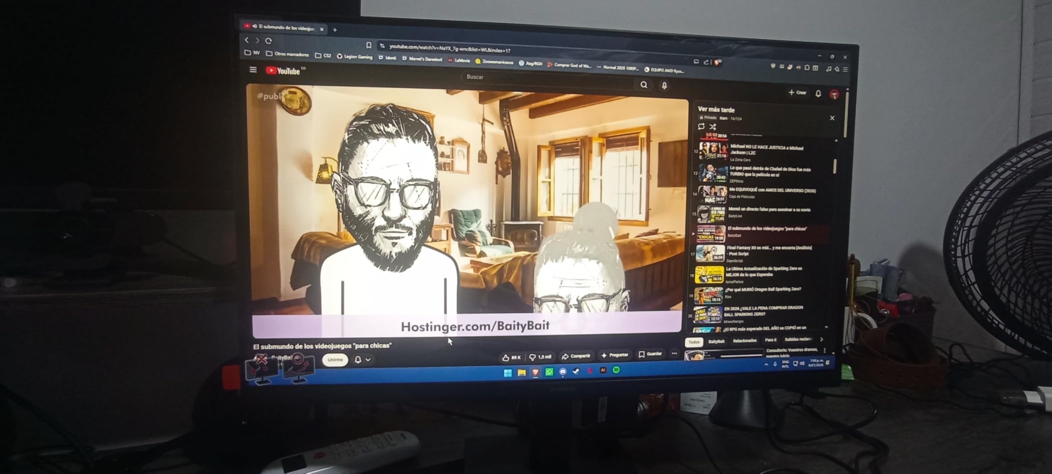 Samsung 32-Inch Flat Computer Monitor, 75Hz, Borderless Display, AMD FreeSync, Game Mode customer photo 2