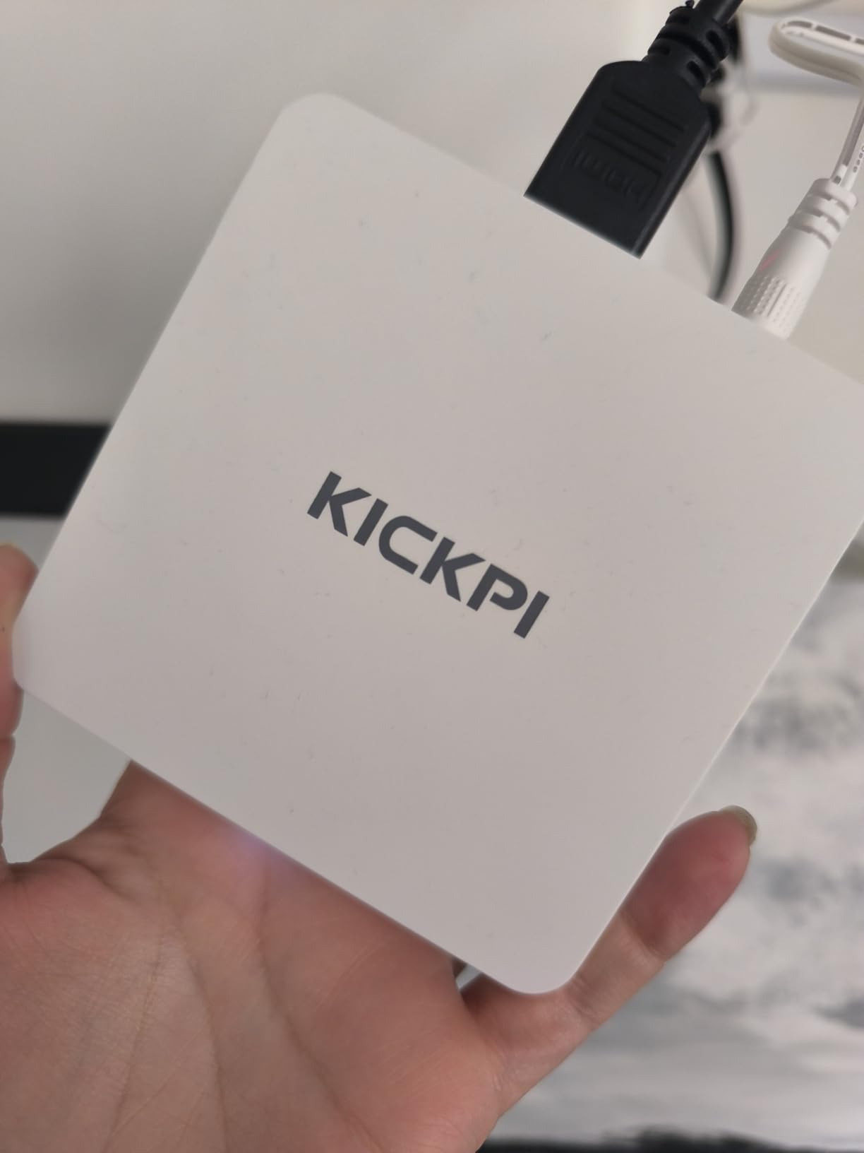 Android 11.0 TV Box, KP1 Google Certified TV Box(4K) 2GB RAM 32GB ROM with Voice Search- Support Chromecast and Dolby Audio, Bluetooth5.0 Smart Box 2024(White) customer photo 2