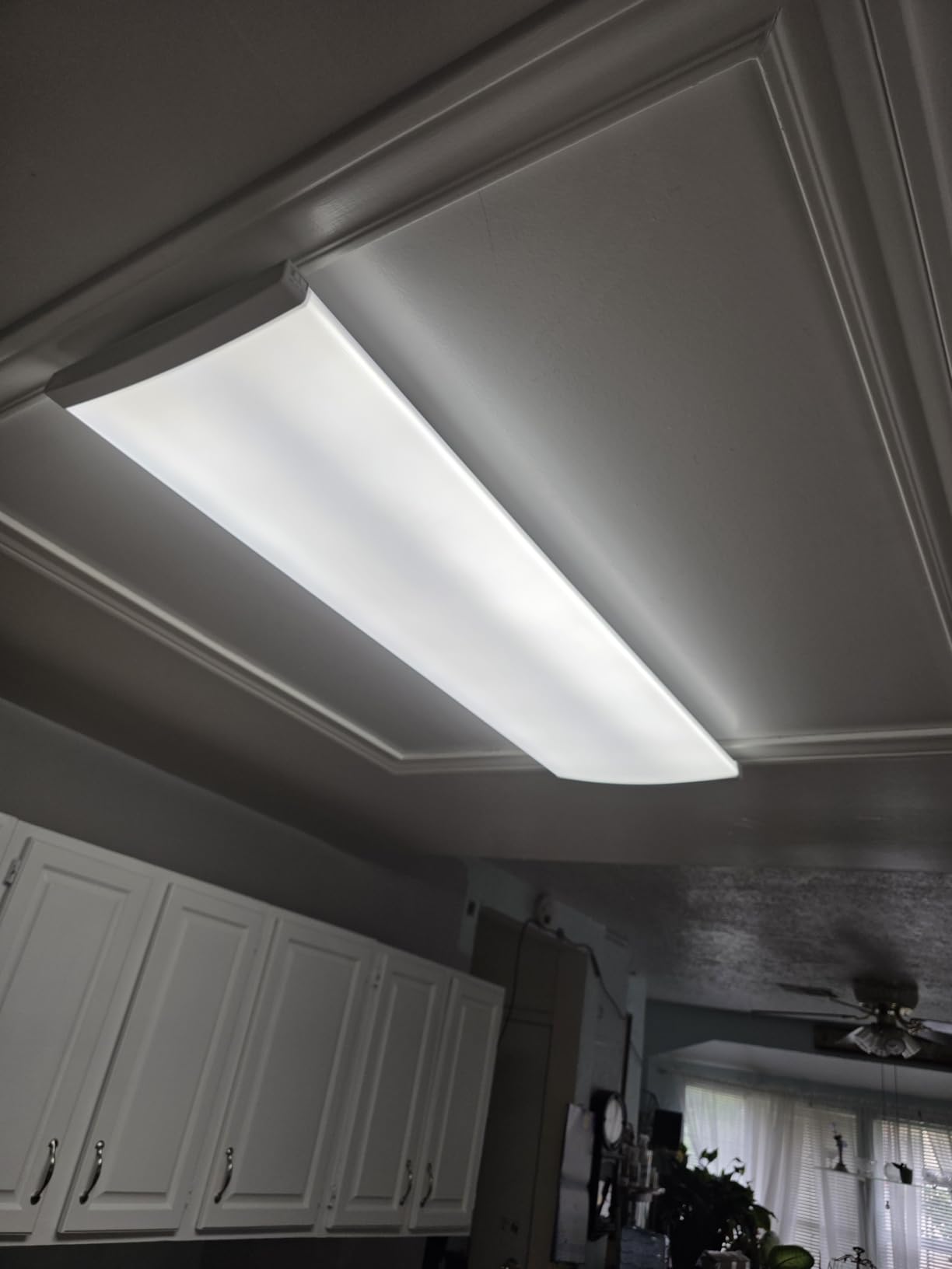 Lithonia Lighting 4' Wraparound LED Shop Light, Adj Brightness, 3-in-1 CCT | TruWrap 4-Foot Low-Profile LED Ceiling Light Fixture, Adjustable Lumens, 3000K/4000K/5000K CCT, Curved Diffuser customer photo 2