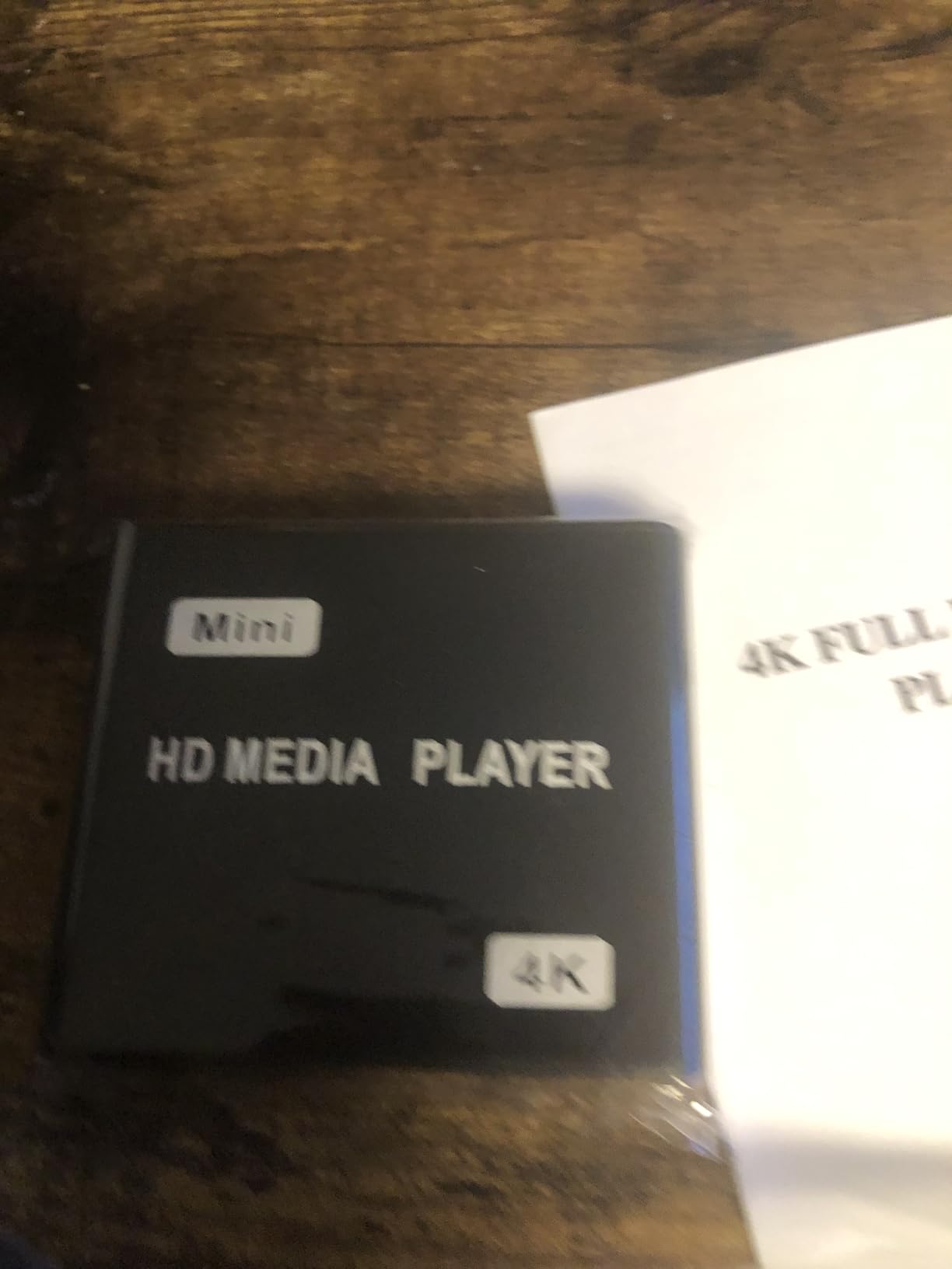 HDMI Media Player, 4K Ultra HD Digital Media Player, Supports USB Drive, SD Card, 4K@30Hz Output, H.265/H.264/AVC Decoding MP4/MKV/MP3/TS/Rmvb/Mov/JPG for Advertising Playback Multimedia TV Playback customer photo 1