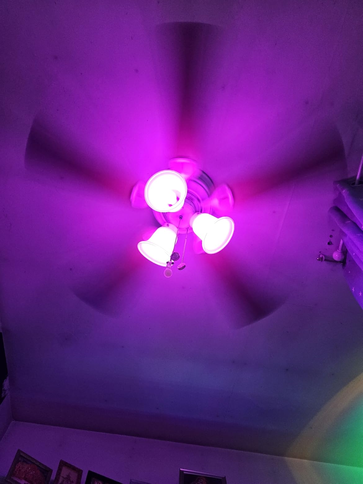 GE Color Changing Smart Candelabra LED Bulbs, WiFi, 3 Pack | Matter compatible, works with Alexa & Google Home, color changing, chandelier & accent lighting, no hub needed customer photo 1