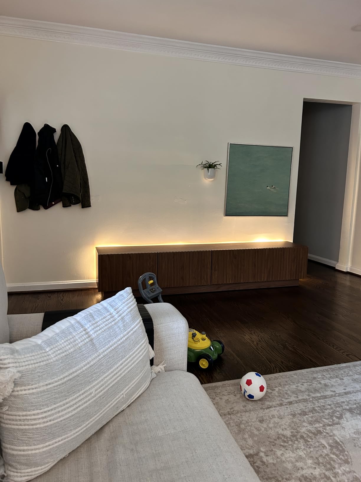 PAUTIX LED Strip Warm White 20ft/6.1m, Smart LED Strip Light Kit Compatible with Alexa/Google Assistant, Dimmable 24V 3000K COB LED Strip Light for Bedroom, Kitchen, Cabinet, Mirror, Sunroom customer photo 2