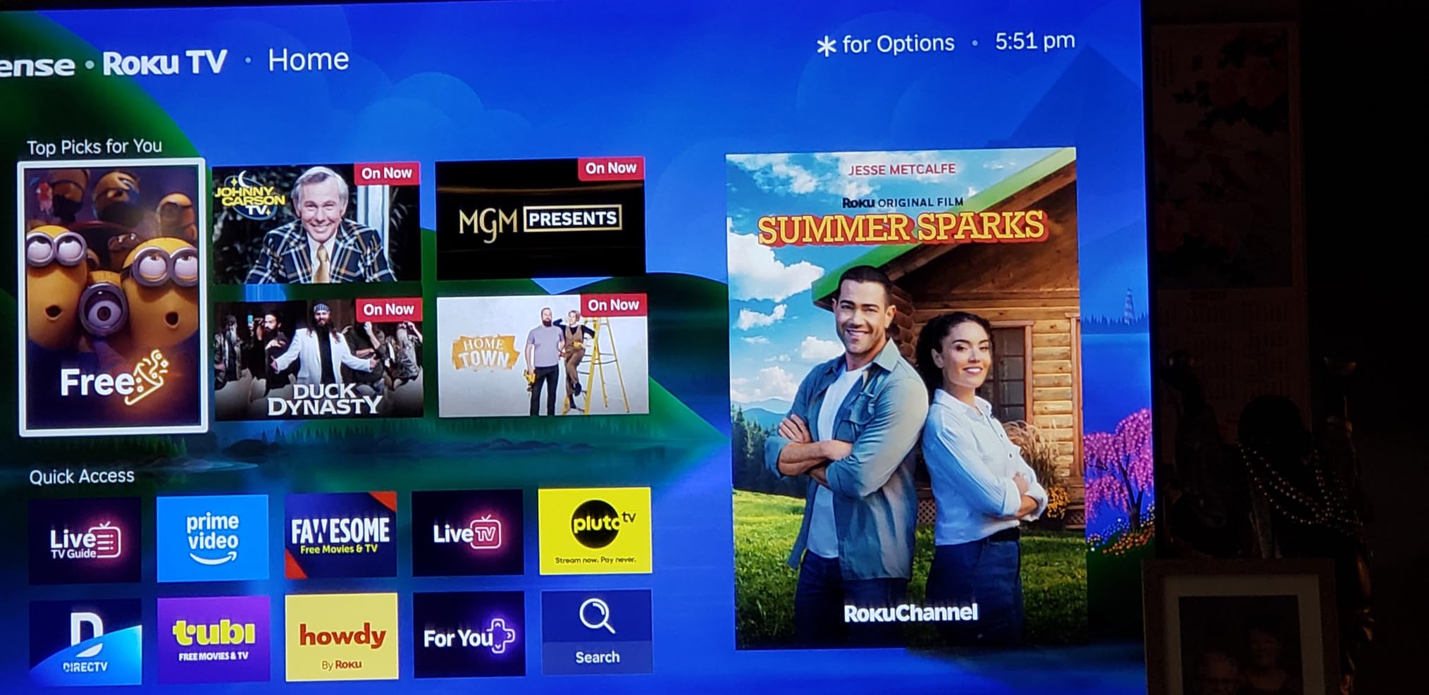 Roku 65-Inch Smart TV - Plus Series, 4K QLED Mini-LED TV - RokuTV | Enhanced Voice Remote - Flat Screen Television with Dolby Vision & Wi-Fi for Streaming Live Local News, Sports customer photo 1