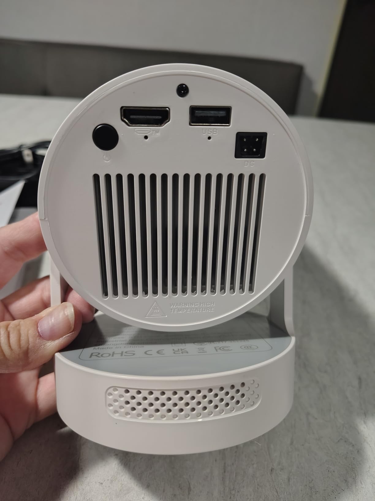 Magcubic Mini Projector with WiFi 6 and Bluetooth 5.4, 4K Support, 5W Speaker, 180° Rotatable customer photo 1