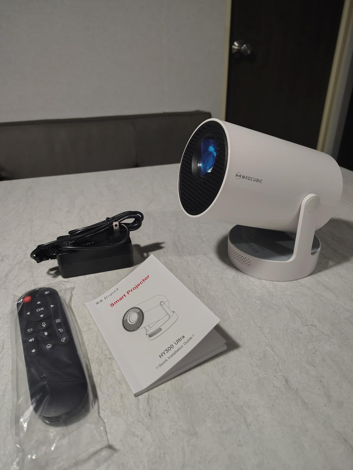 Magcubic Mini Projector with WiFi 6 and Bluetooth 5.4, 4K Support, 5W Speaker, 180° Rotatable customer photo 2
