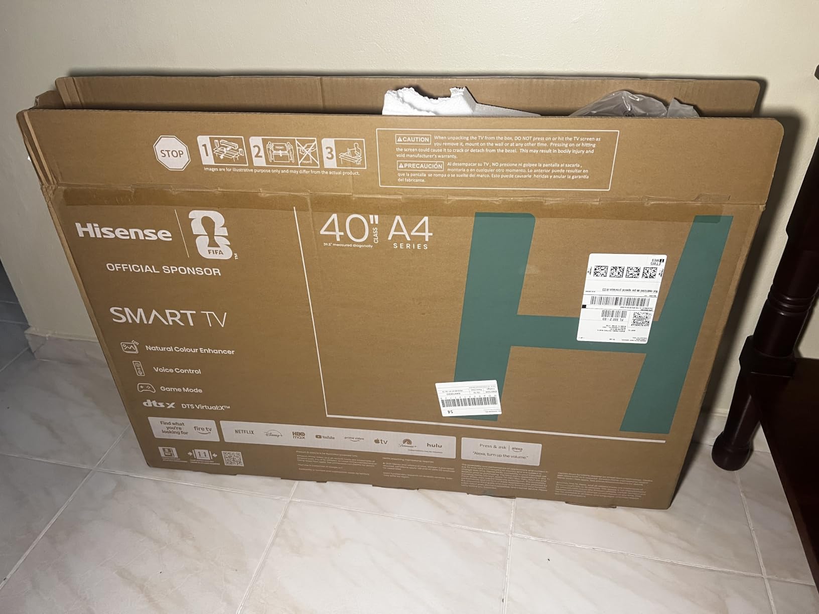 Hisense 32-Inch Class A4 Series FHD 1080p Smart Fire TV (32A4NF, 2025 Model) - DTS Virtual: X, Slim Bezel Design, Alexa Built in customer photo 1