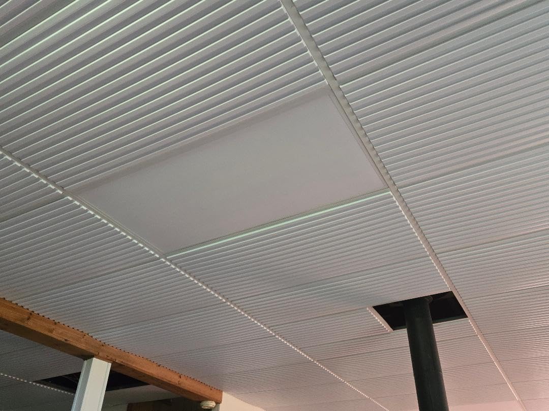 OKQ 2x4 LED Flat Panel Light Drop Ceiling Office Fixture, 30/40/50W Selectable, 5000K 5CCT Switchable, 0-10V Dimmable, 24x48 Inch LED Flush Mount Ceiling Light, ETL Listed 4 Pack customer photo 2