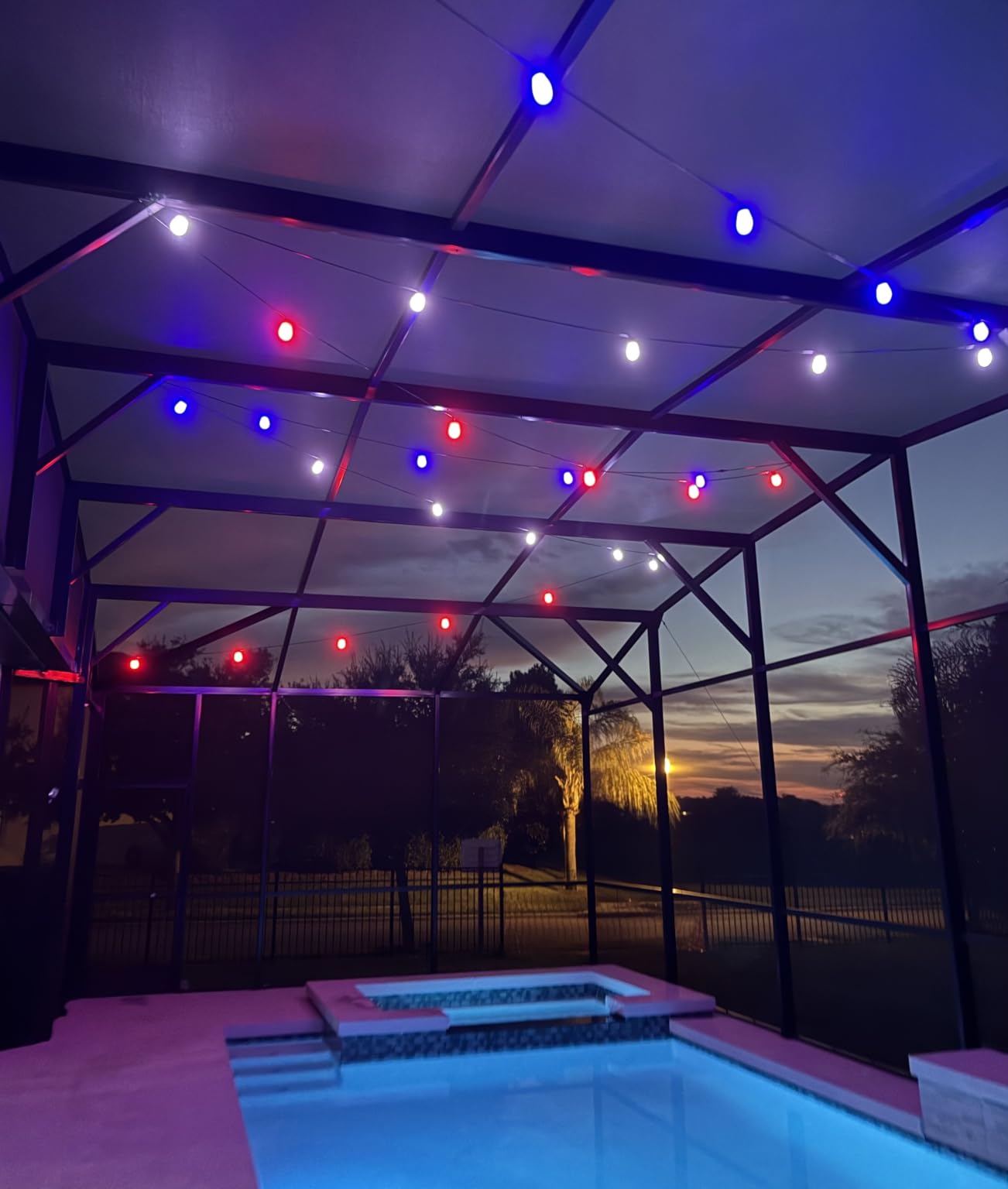 Govee S14 Bulb Outdoor String Lights 2, 96ft RGBICWW, 30 LED Bulbs, IP66 | Patio Lights with 111 Scene Modes, Compatible with Alexa, Google, Matter, APP Control customer photo 2