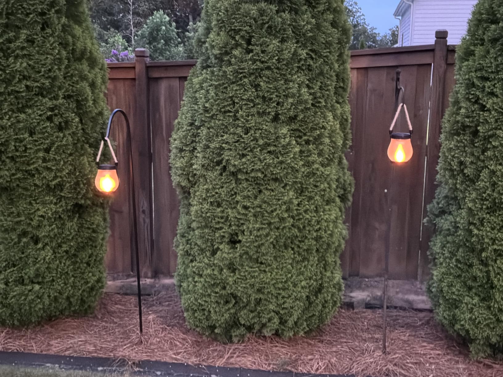 Hompavo Gen2 Solar Lanterns Outdoor with Ultra-Real Flame, Dual Charging (USB/Solar) & 2 Mode - Waterproof Decorative Hanging/Table Lights for Yard Patio Garden Birthday Mothers Day Gifts for Women, 2 customer photo 1