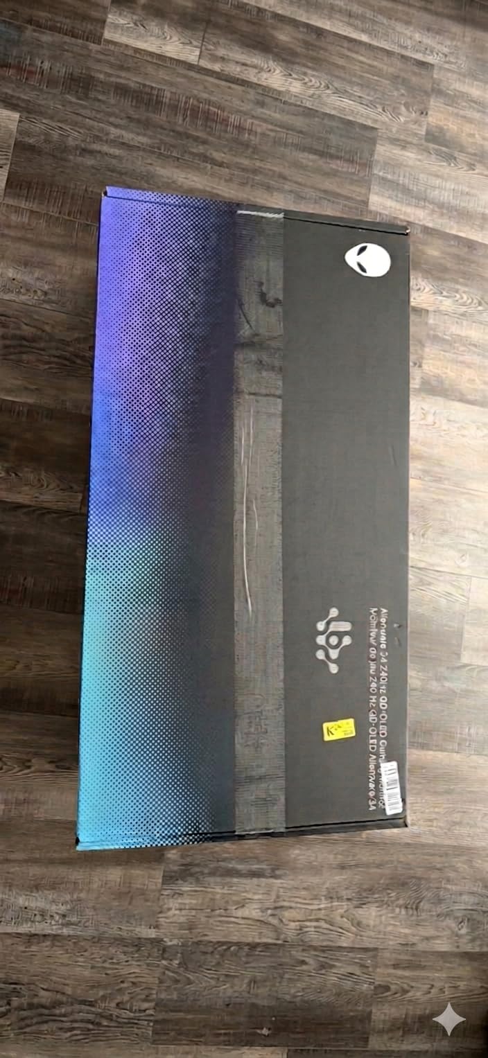 Alienware 34 240Hz QD-OLED Curved Gaming Monitor - AW3425DW - 34.2-inch WQHD (3440 x 1440) 0.03ms Display, 1800R Curve, FreeSync Premium Pro, DisplayHDR TrueBlack 400 customer photo 2